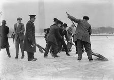 Skating Party, 1912. Creator: Harris & Ewing