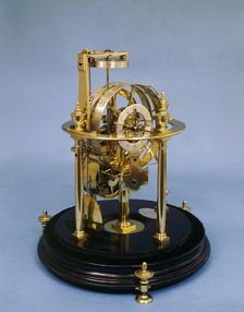 Skeleton clock made by John Joseph Merlin, 1776. Artist: John Joseph Merlin