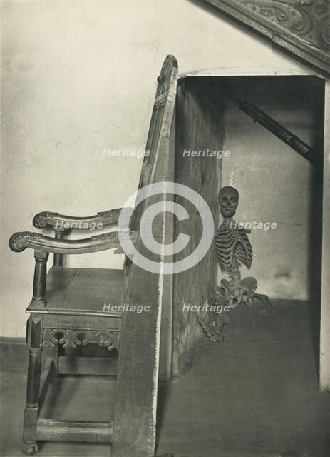 Skeleton in the closet, Aston Hall, Aston, Birmingham, 1895-1905. Artist: Percy Thomas Deakin.