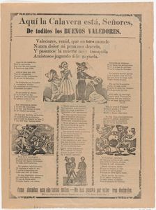 Skeletons of the good defenders, ca. 1900-1910., ca. 1900-1910. Creator: José Guadalupe Posada