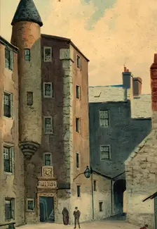 Skene's House Entrance, 1898. Creator: George Gordon Burr