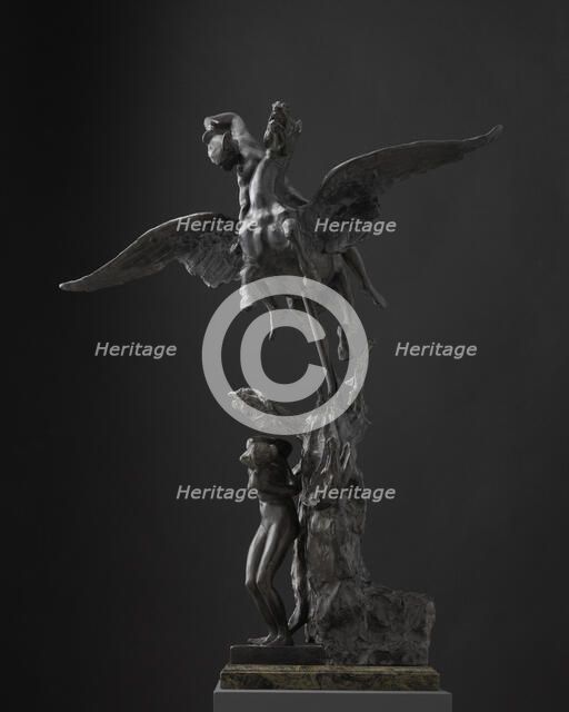 Sketch model of Perseus, Pegasus and Andromeda for 'Perseus and Andromeda', c1896. Creator: Frederic Leighton.