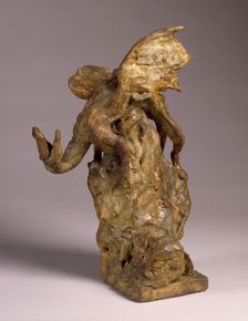 Sketch model for the Dragon in the painting Perseus and Andromeda c1890. Creator: Frederic Leighton