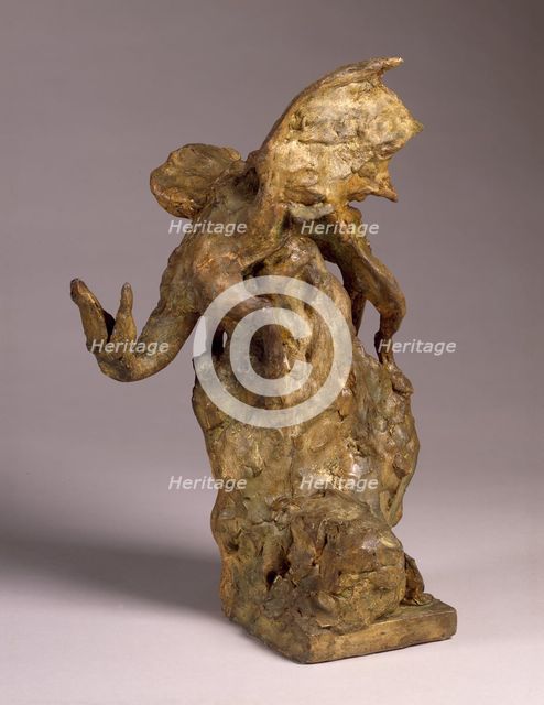 Sketch model for the Dragon in the painting 'Perseus and Andromeda', c1890. Creator: Frederic Leighton.