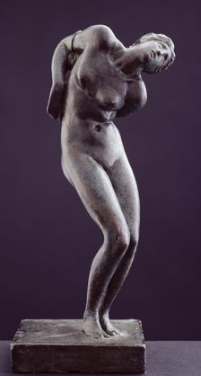 Sketch model for the figure of Andromeda in Perseus and Andromeda c1890. Creator: Frederic Leighton