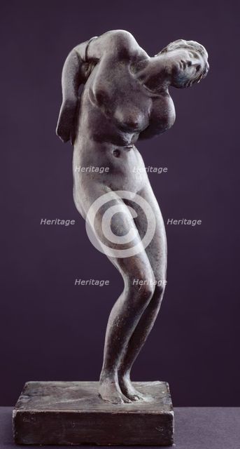 Sketch model for the figure of Andromeda in 'Perseus and Andromeda', c1890. Creator: Frederic Leighton.