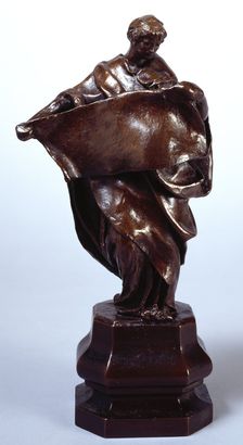 Sketch model for a symbolic figure on the Queen Victoria Monument, Winchester, c1887. Creator: Alfred Gilbert