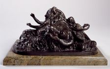 Sketch model for group of figure in the painting The Garden of Hesperides 1892. Creator: Frederic Leighton