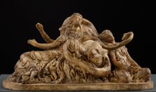 Sketch model for group of figure in the painting The Garden of Hesperides 1892. Creator: Frederic Leighton