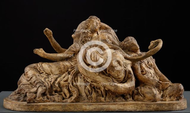 Sketch model for group of figure in the painting 'The Garden of Hesperides', 1892. Creator: Frederic Leighton.