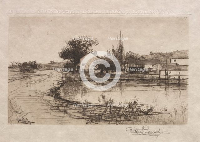 Sketch near Pittsfield, Mass., 1887-1888. Creator: Stephen Parrish (American, 1846-1938).