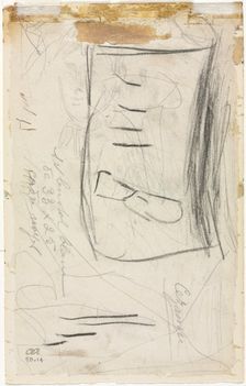 Sketch of Madame Cézanne, 1881/84. Creator: Paul Cézanne (French, 1839-1906)