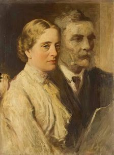 Sketch of Mr and Mrs Orr-Ewing, 1884. Creator: George Reid