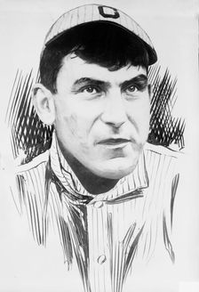 Sketch of Nap Lajoie, Cleveland AL (baseball), 1913. Creator: Bain News Service