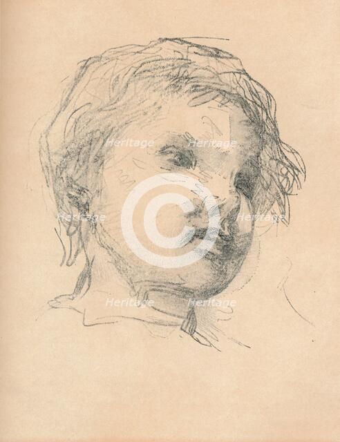 Sketch of a child, c1920. Artist: Matthias Marris.
