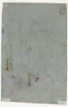 Sketch of a Child's Head (verso), c. 1586. Creator: Carletto Caliari (Italian, 1570-1596)