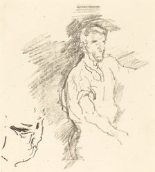 Sketch of a Blacksmith, 1895. Creator: James Abbott McNeill Whistler