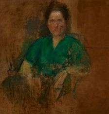 Sketch of a Female Figure, c1930. Creator: Olga Boznanska