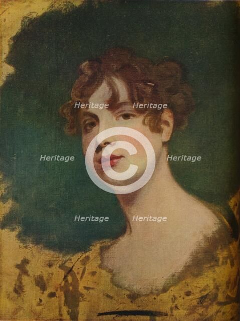 'Sketch of a Female Head', 18th century. Artist: George Romney.