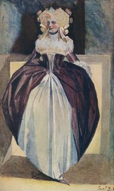 Sketch of a Lady c18th century. Artist: Henry Fuseli