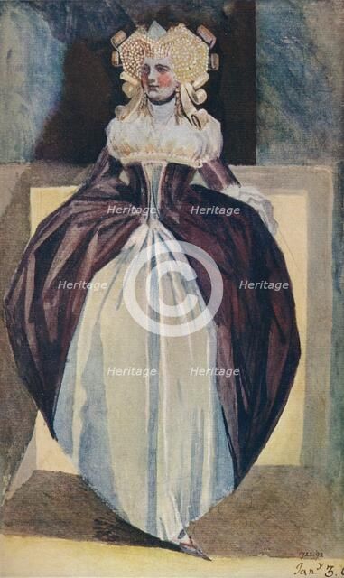 'Sketch of a Lady', c18th century. Artist: Henry Fuseli.