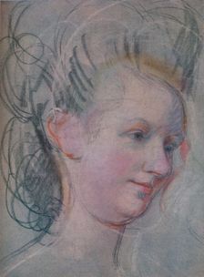 Sketch of a Lady's Head c1791. Artist: John Russell