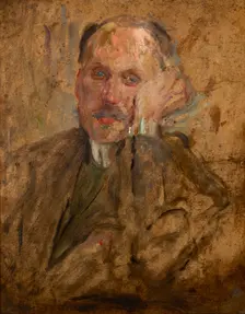 Sketch of a Male Figure, c1925 . Creator: Olga Boznanska