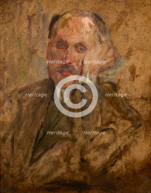 Sketch of a Male Figure, c1925 . Creator: Olga Boznanska.