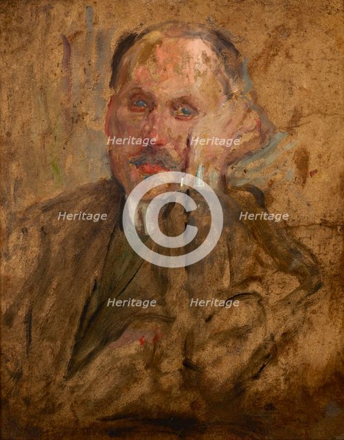 Sketch of a Male Figure, c1925 . Creator: Olga Boznanska.