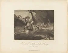 Sketch of a Shipwreck, 1809. Creator: William Blake
