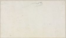 Sketch of a Sphinx [?] (verso), c. 1879-80. Creator: Luc-Olivier Merson (French, 1846-1920)