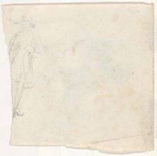 Sketch of a Standing Man [verso], 1827. Creator: William Sidney Mount