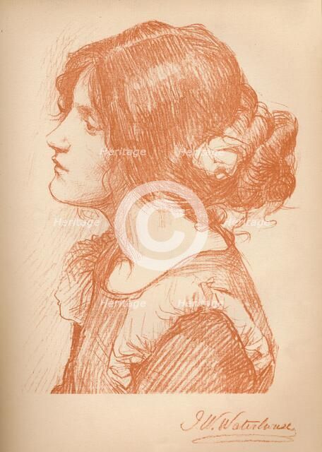 'Sketch Of A Woman' c1885, (1896). Artist: James Abbott McNeill Whistler.