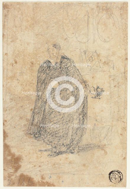 Sketch of Actor Standing, n.d. Creator: John Sell Cotman.