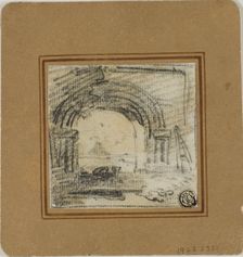 Sketch of an Arch, n.d. Creator: Richard Wilson