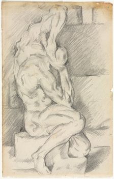 Sketch of Anatomical Sculpture, 1881/84. Creator: Paul Cézanne (French, 1839-1906)