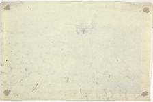 Sketch of Garden with a Ladder, n.d. Creator: Pierre Antoine Mongin