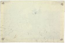 Sketch of Garden with a Ladder, n.d. Creator: Pierre Antoine Mongin