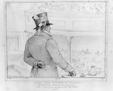 Sketch of Lord Russell MP, Receiving the Freedom of the City, 1859. Creator: Edward William Cooke