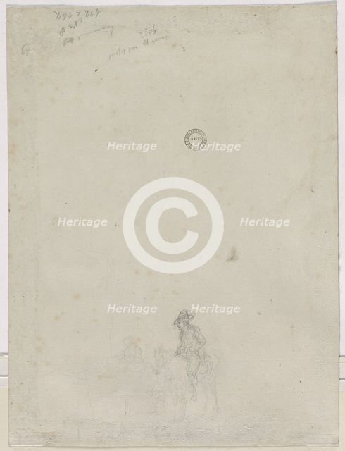 Sketch of Peasants at a Fountain, 1784. Creator: Dirk Langendijk (Dutch, 1748-1805).