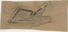 Sketch of Two Books, n.d. Creator: William Michael Harnett