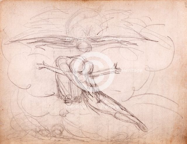 Sketch of the Trinity, c1787-1818.  Creator: William Blake.