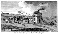 Sketch of the Harrington Mill Pitt Colliery County Durham, early 19th century. Artist: Middlemist