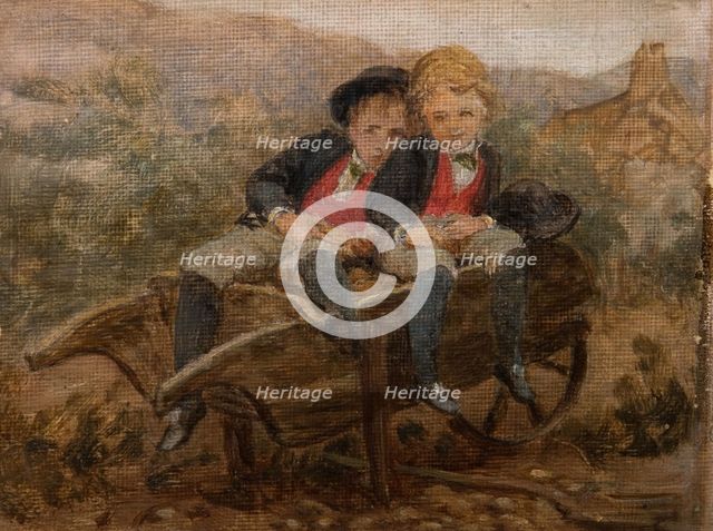 Sketch Of The Hons. Dudley And Archie Hamilton Gordon, 1890. Creator: Louisa Starr.