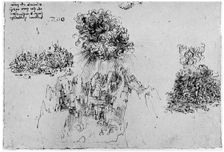 Sketch of the Last Judgement, late 15th or early 16th century (1954). Artist: Leonardo da Vinci