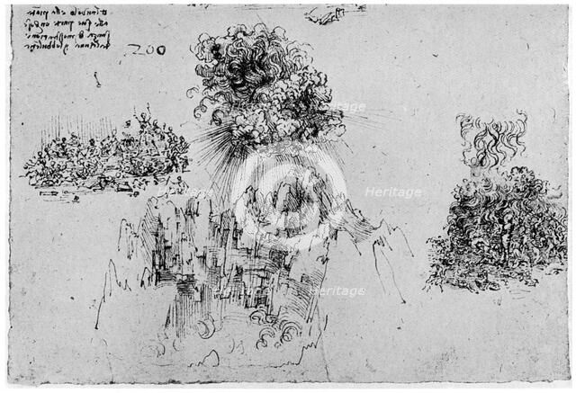 Sketch of the Last Judgement, late 15th or early 16th century (1954). Artist: Leonardo da Vinci