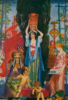 Sketch of The Seven Seas c1922, (1923). Artist: Robert Anning Bell
