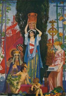 Sketch of The Seven Seas c1922, (1923). Artist: Robert Anning Bell