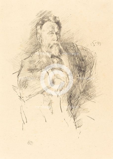 Sketch of William E. Henley, 1896. Creator: James Abbott McNeill Whistler.