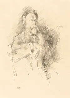 Sketch of William E. Henley, 1896. Creator: James Abbott McNeill Whistler